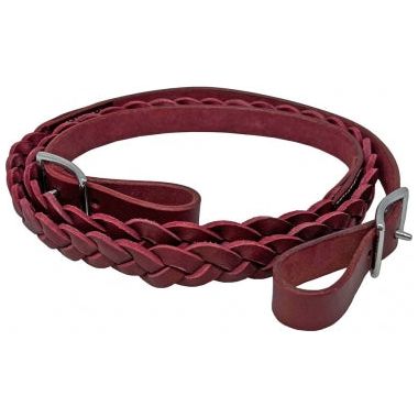 Rugged Ride Leather Braided Reins