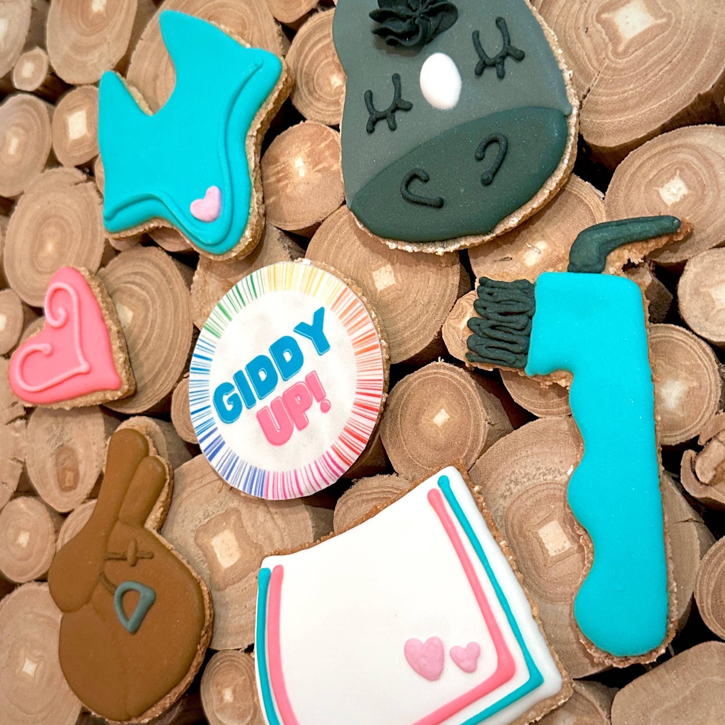 The Blissful Equestrian - Pony Pals Set Horse Cookie 6 pack