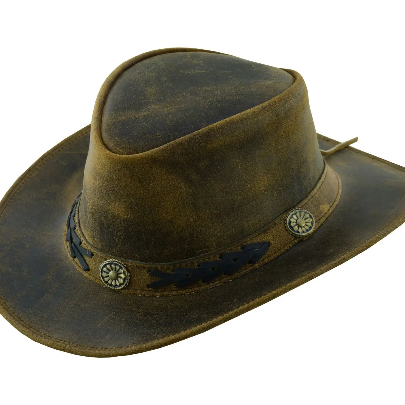 Sahara Leather Hats Western Style CR601