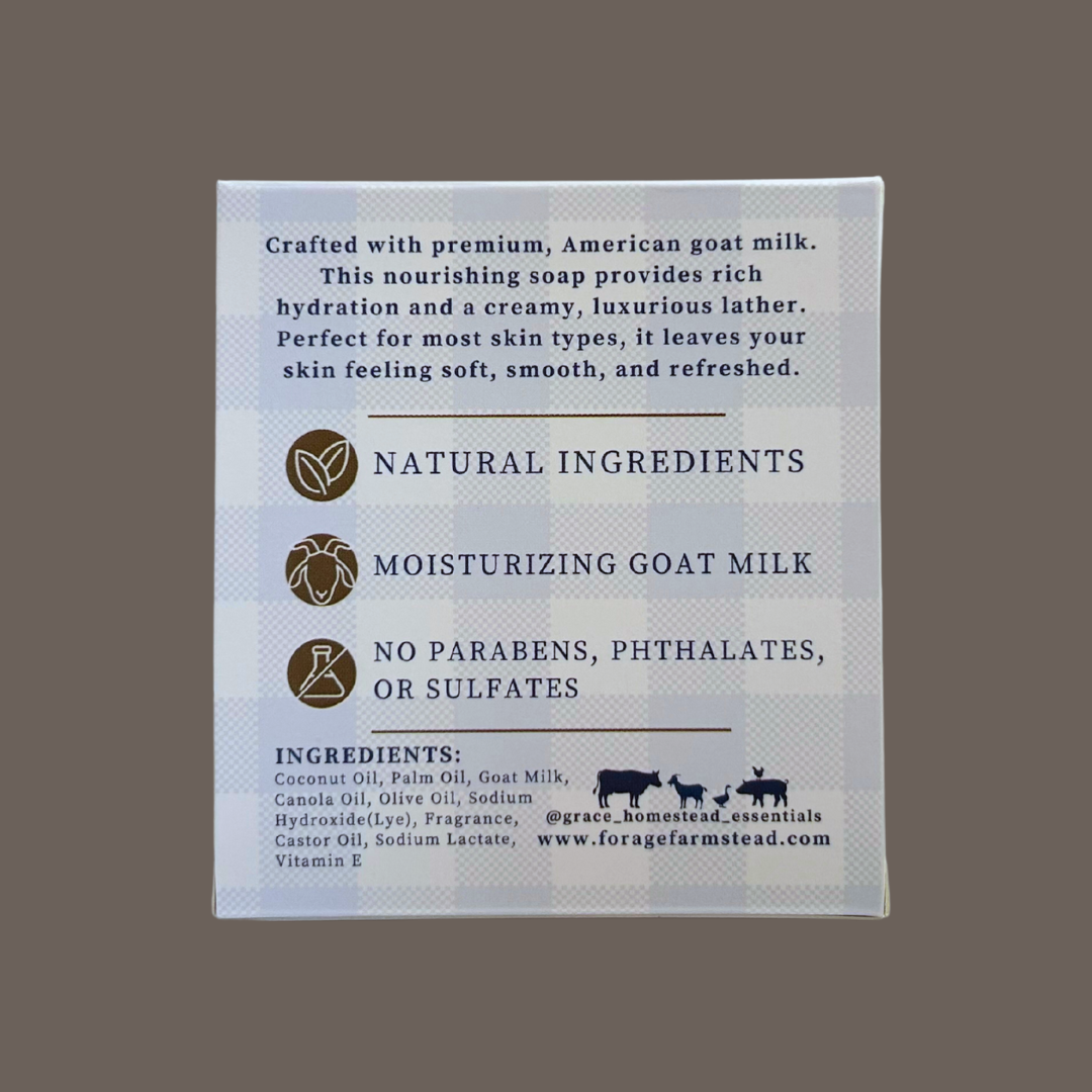 SmokeShow Goat Milk Bar Soap | Natural Handmade Soap