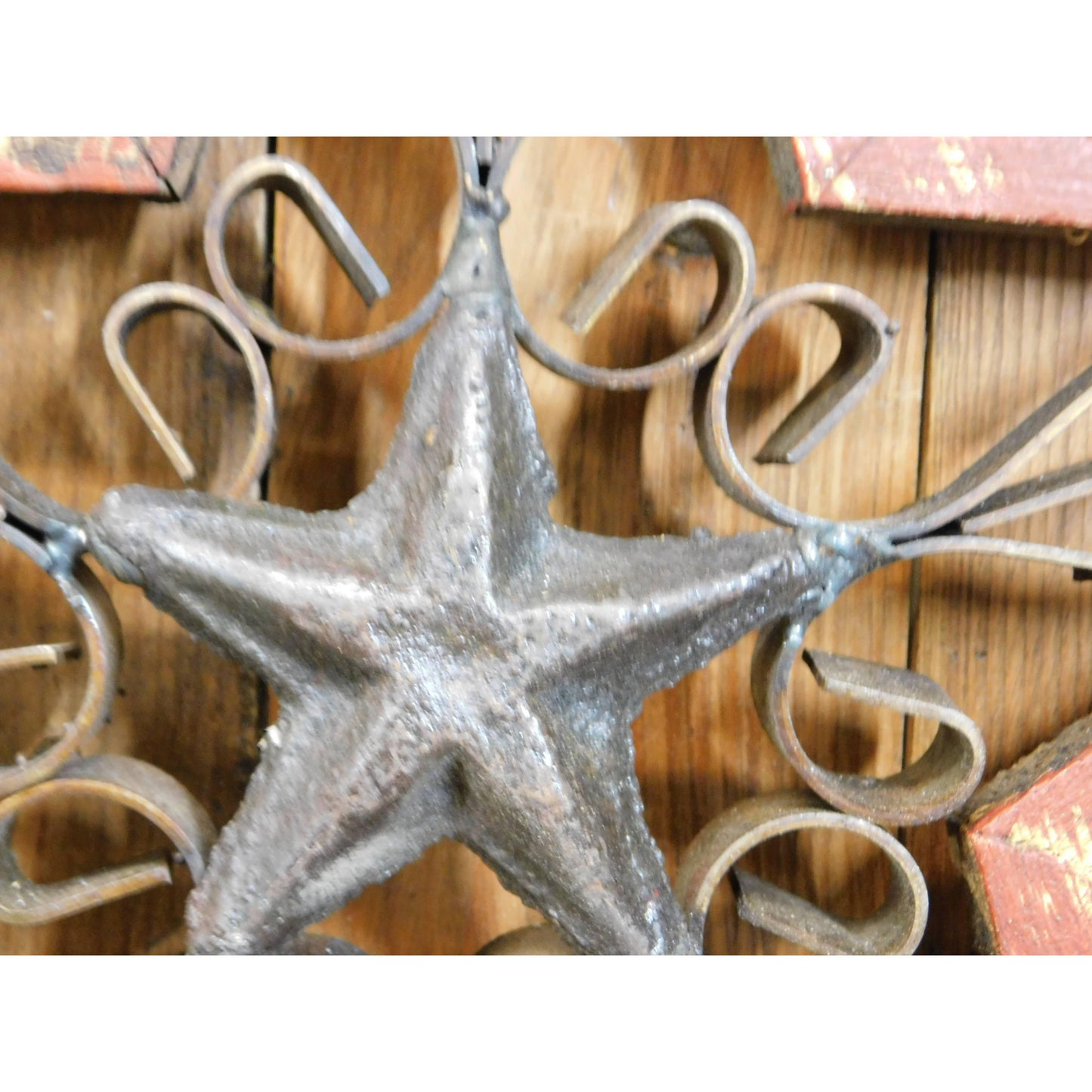 My Amigos Imports - Great Buy-#4-Texas Star-Wood and Iron-Wall Decor-20in-Rustic
