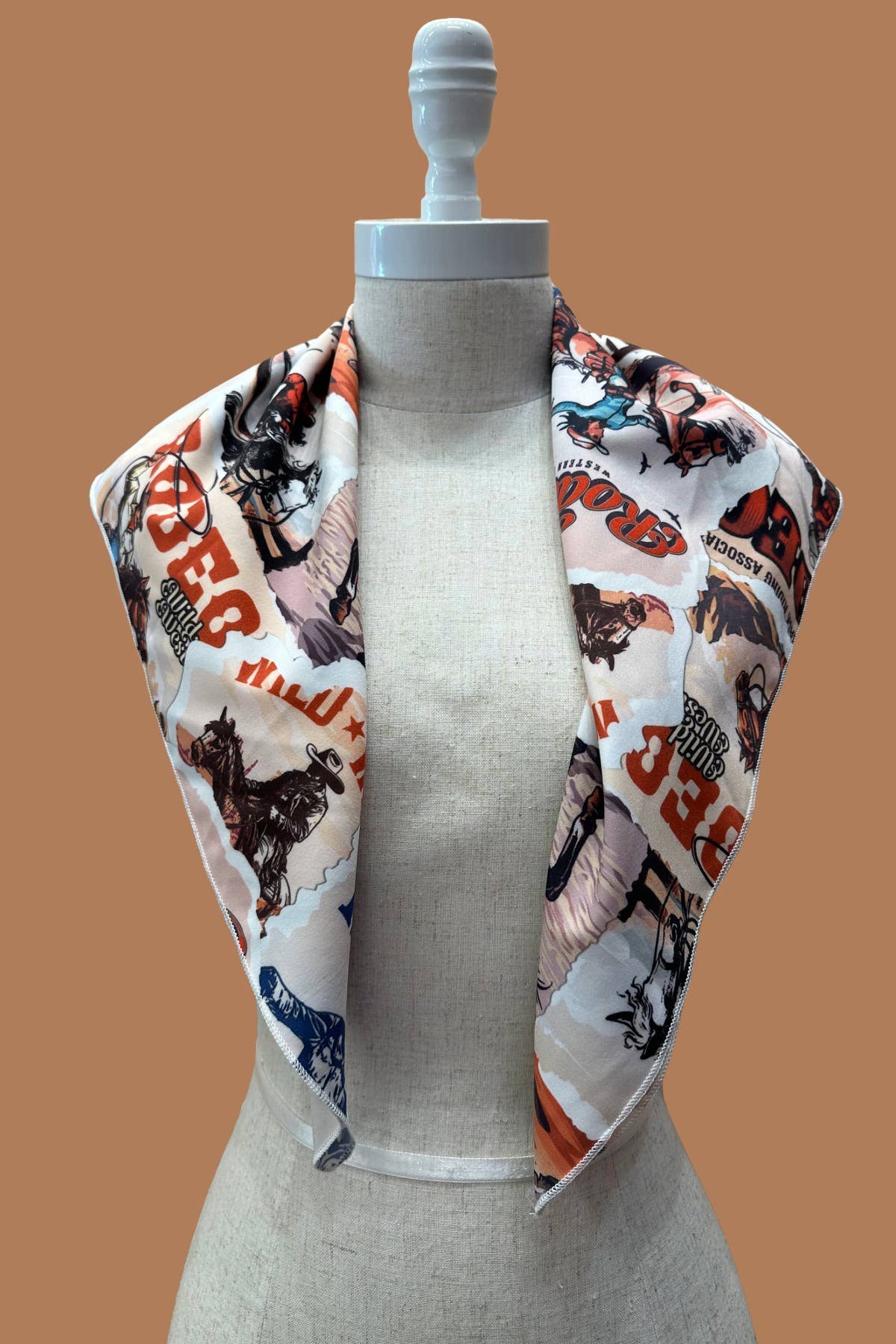 Ciao The Original Rodeo Print Scarf, Wild Rag SC-6716