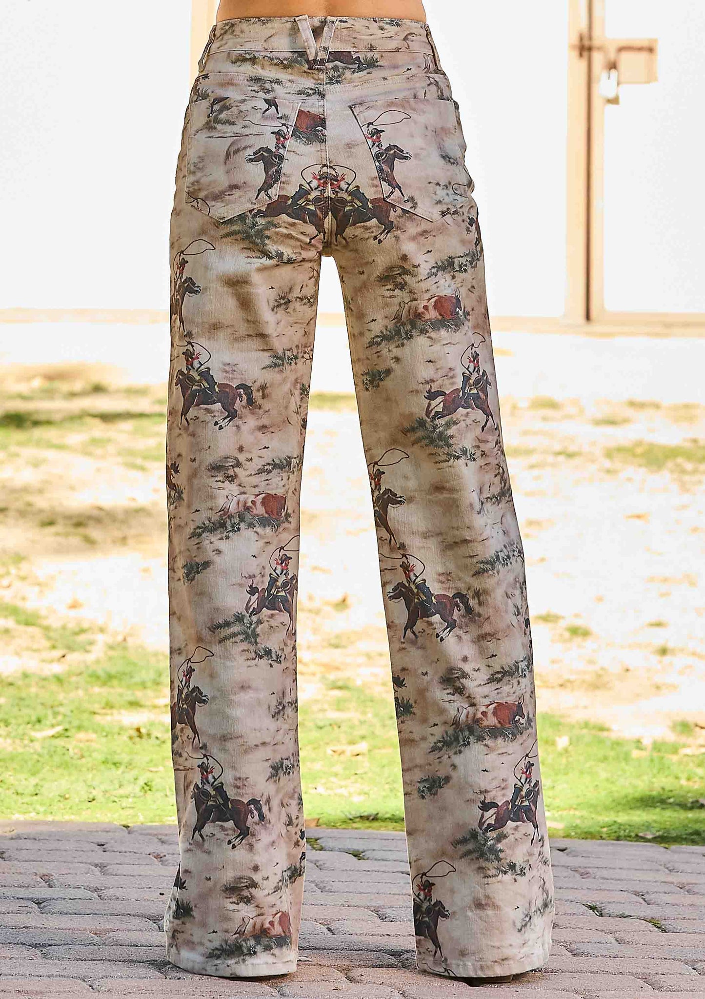 Cowboy Wide Leg Jeans