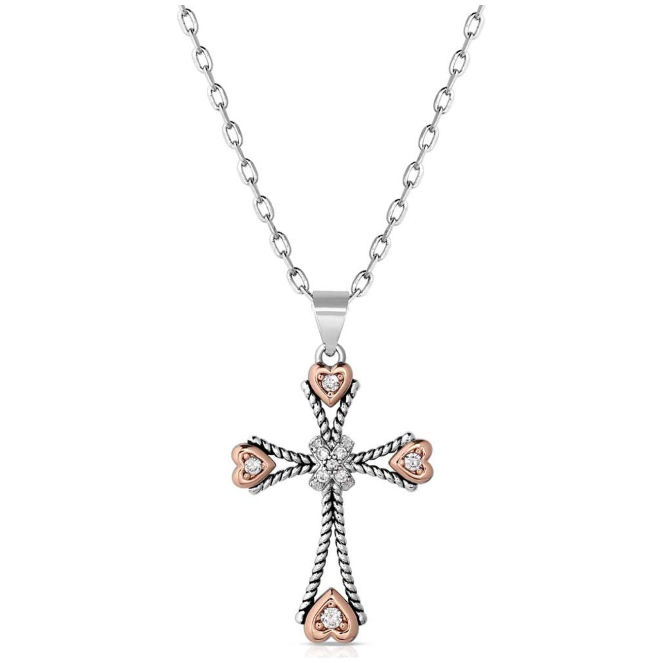 Faith in my Heart Cross Necklace