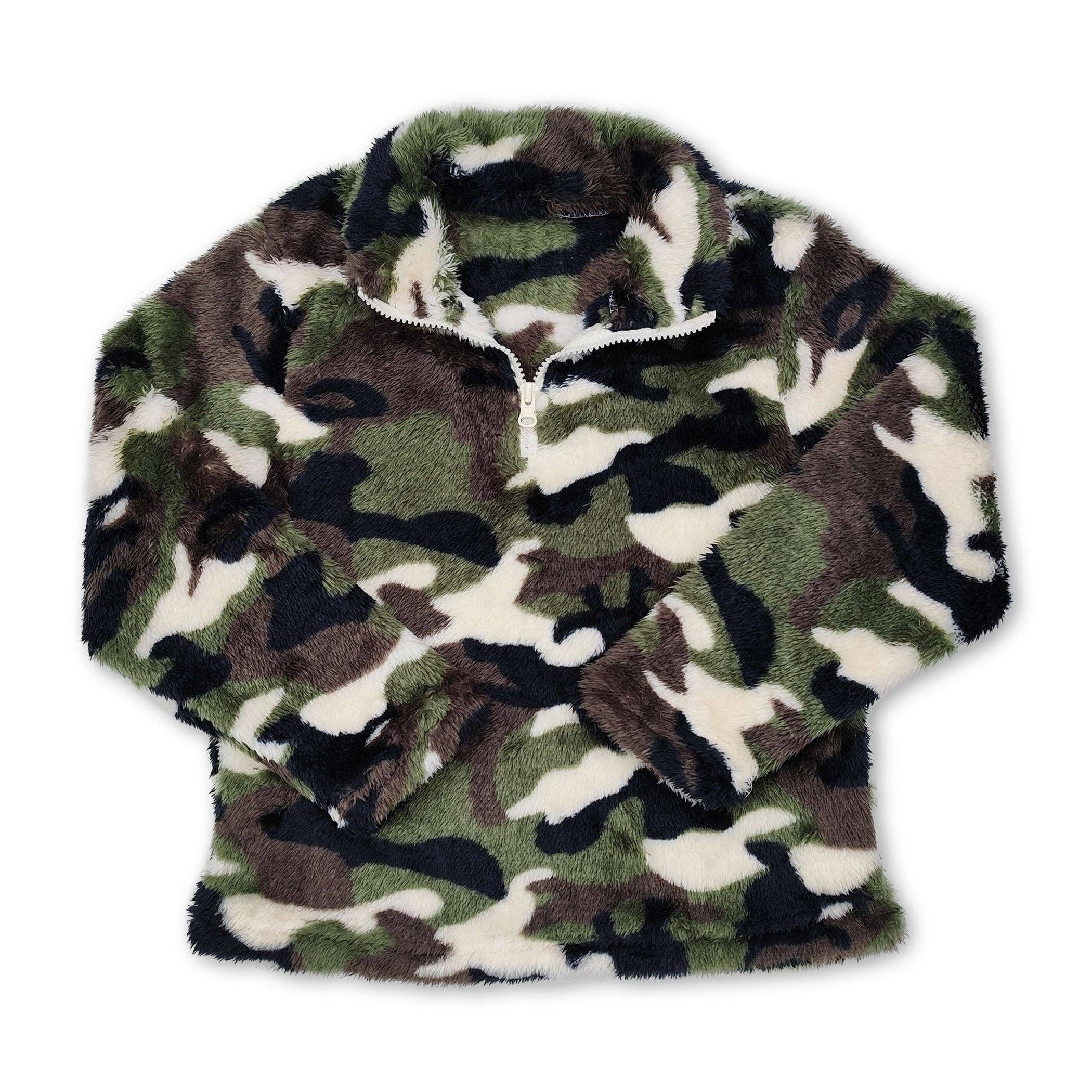 Green Camo Winter Jacket Clothes Baby Kids Pullover