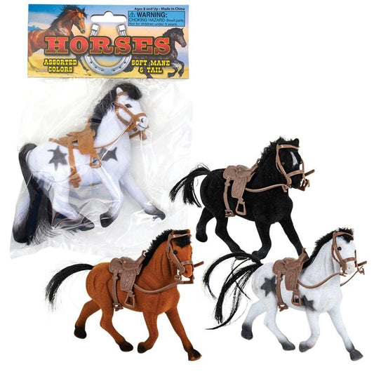 La Luna Bella - Toys - 4" FLOCKED HORSES LLB kids toys