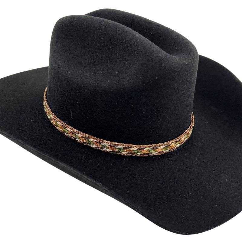 Willow Lane Hat Co. - Horsehair Green Braided Tassel Hat Band