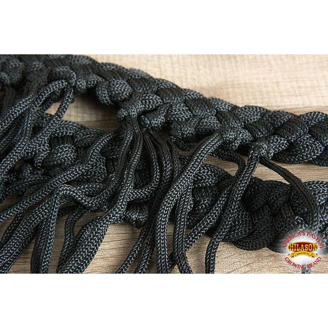 Barrel Racing Contest Reins Flat Braided Poly Horse Snaps1 X 8Ft Hilason