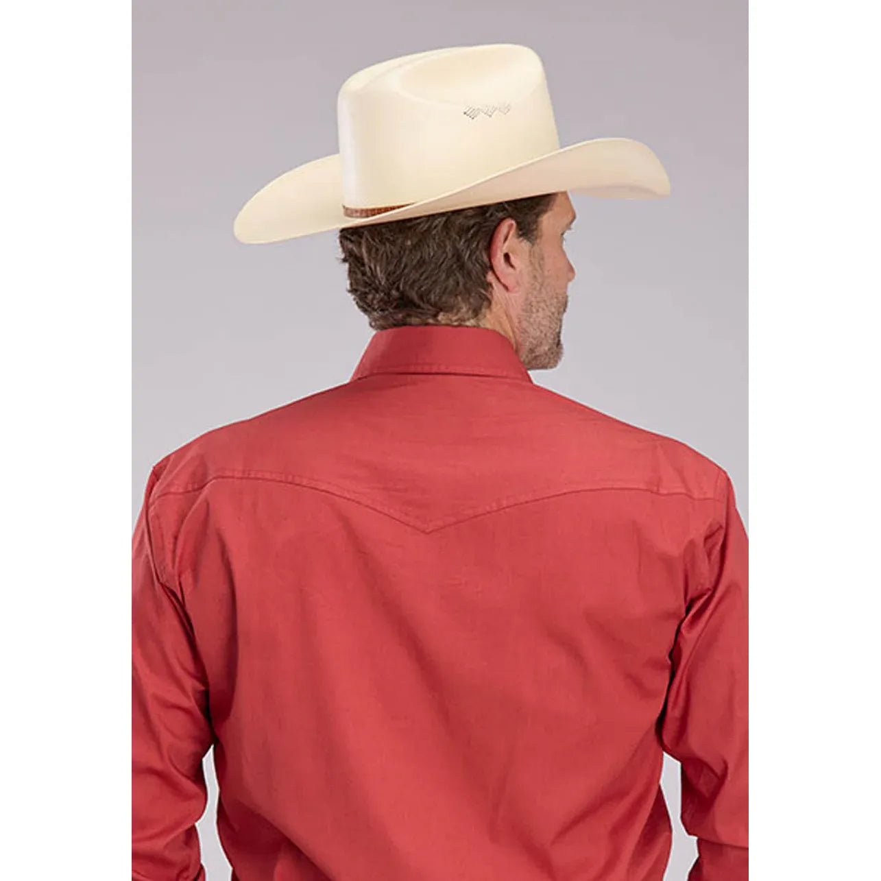 Roper Men’s Western Shirt - Long Sleeve Poplin Snap