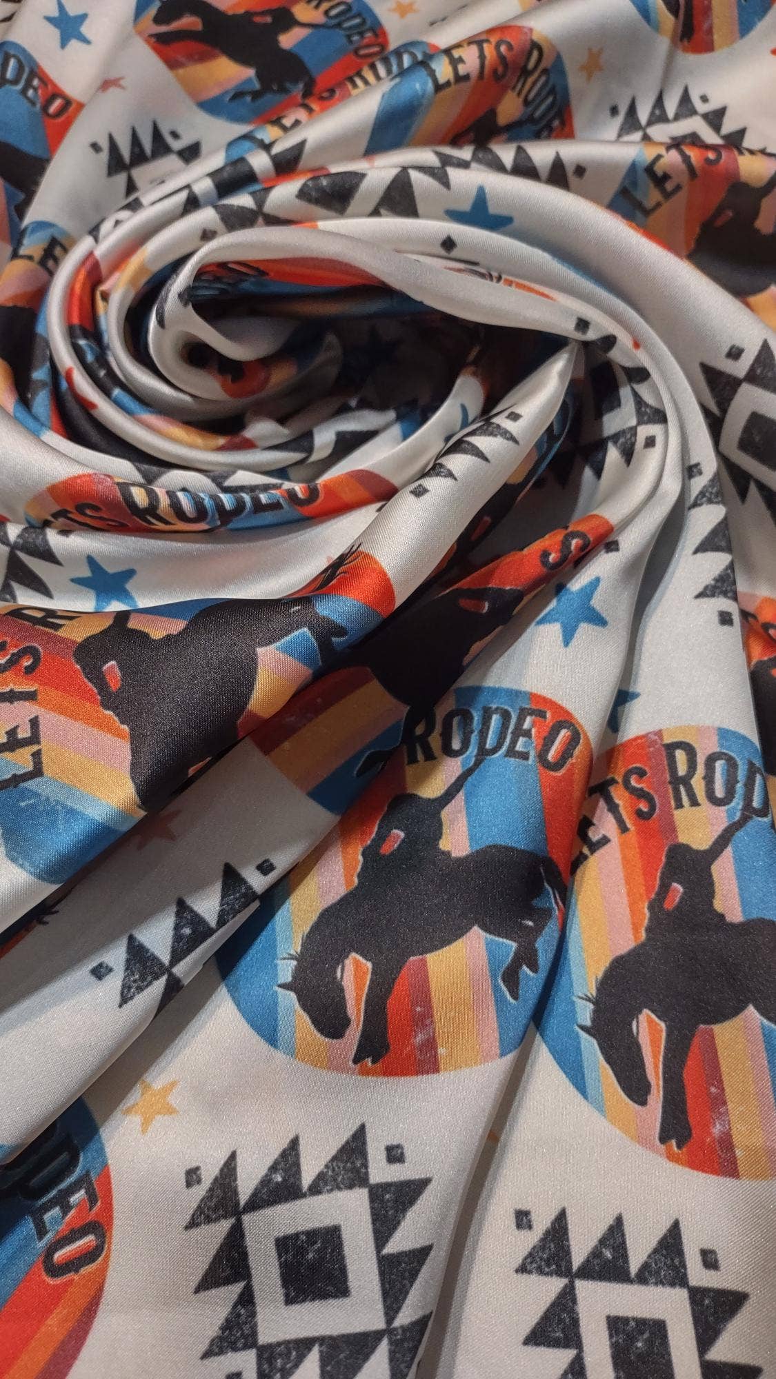 Wild Rag Let's Rodeo Retro Bronc