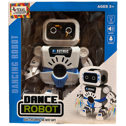 Texas Toy Distribution - Dancing Robot with Lights and Sounds in Window Box