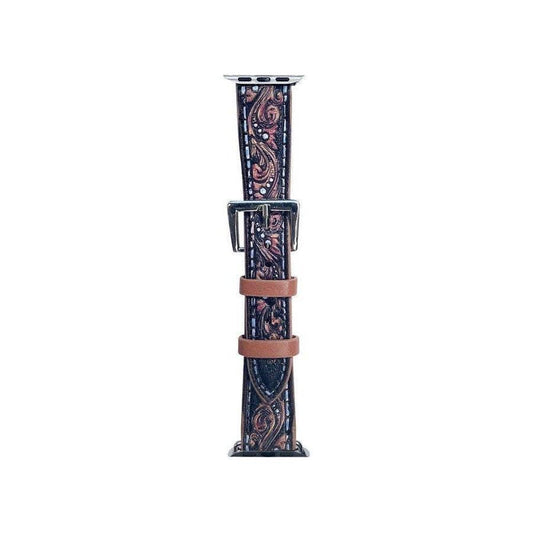 Snowing West - WESTERN DESIGN PRINT APPLE WATCH BAND
