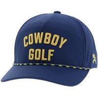 Hooey Cowboy Golf Yellow Embroidery Trucker Cat 2516T-NV