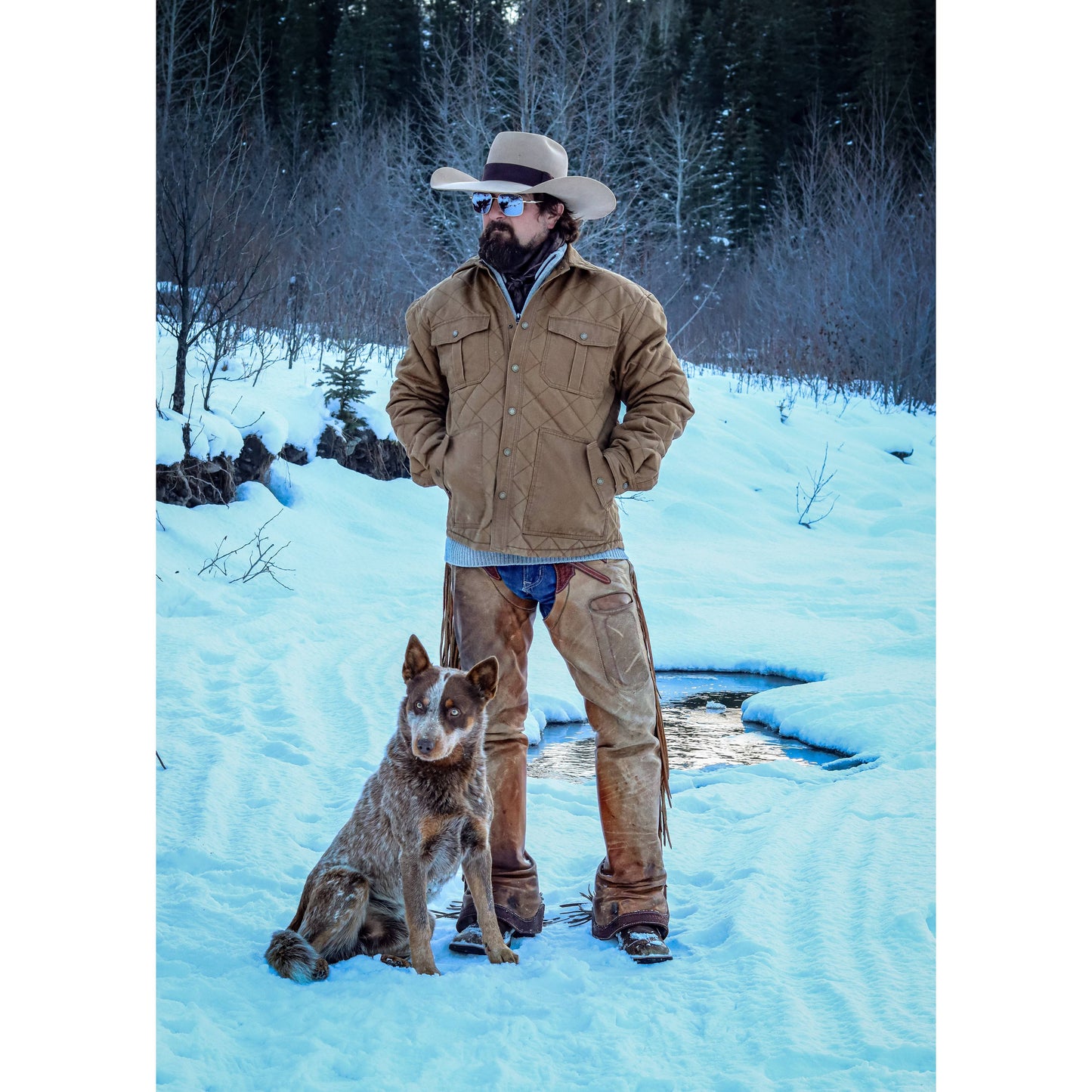 Men's Quilted Canvas Jacket | Style M-2662