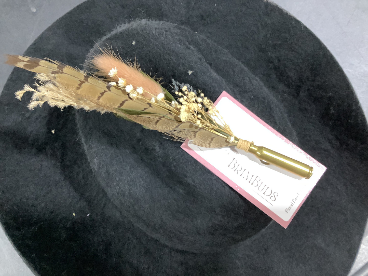 BrimBuds, Western Hat Pin, Bullet Earth Tones