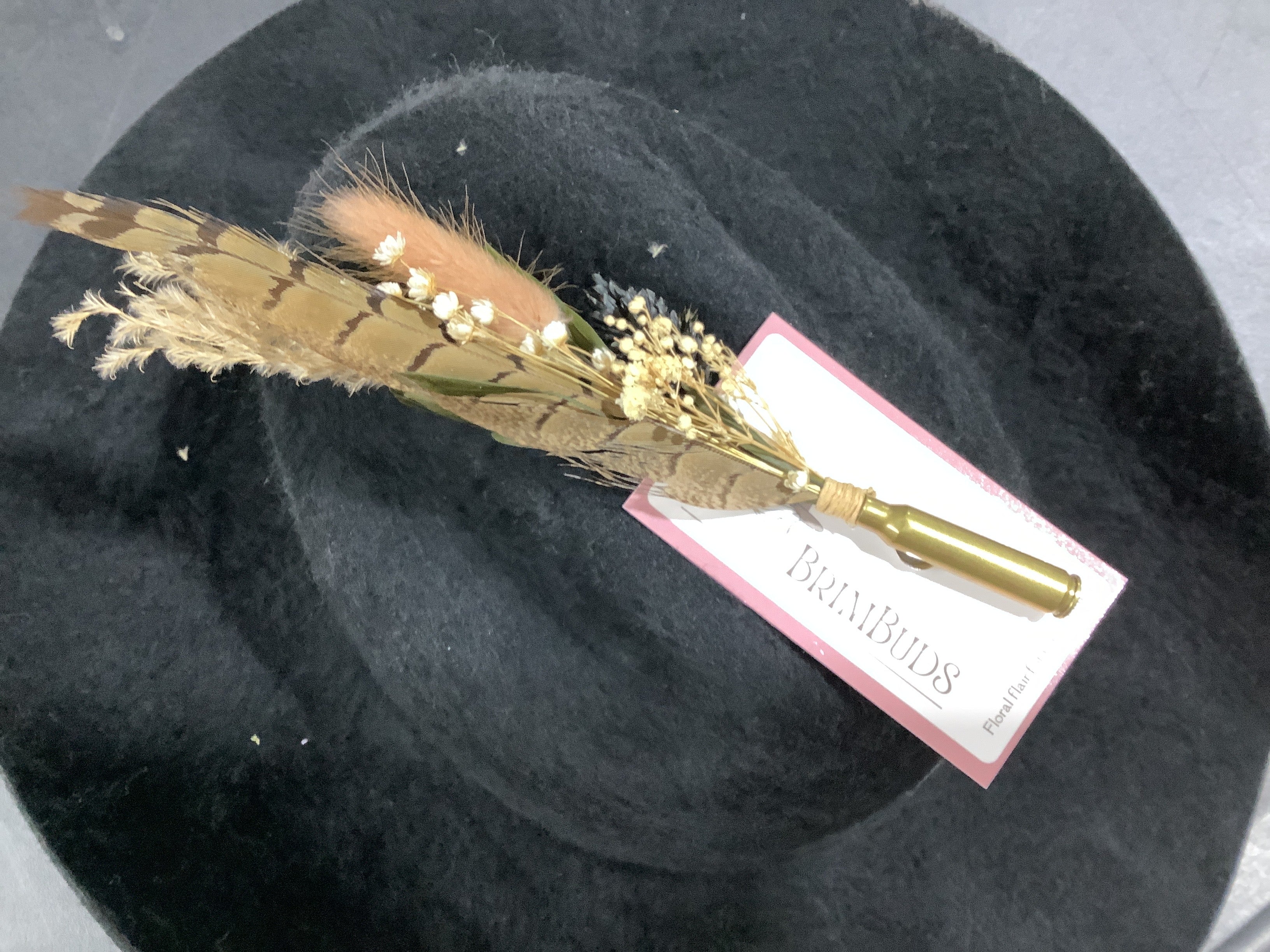 BrimBuds, Western Hat Pin, Bullet Earth Tones