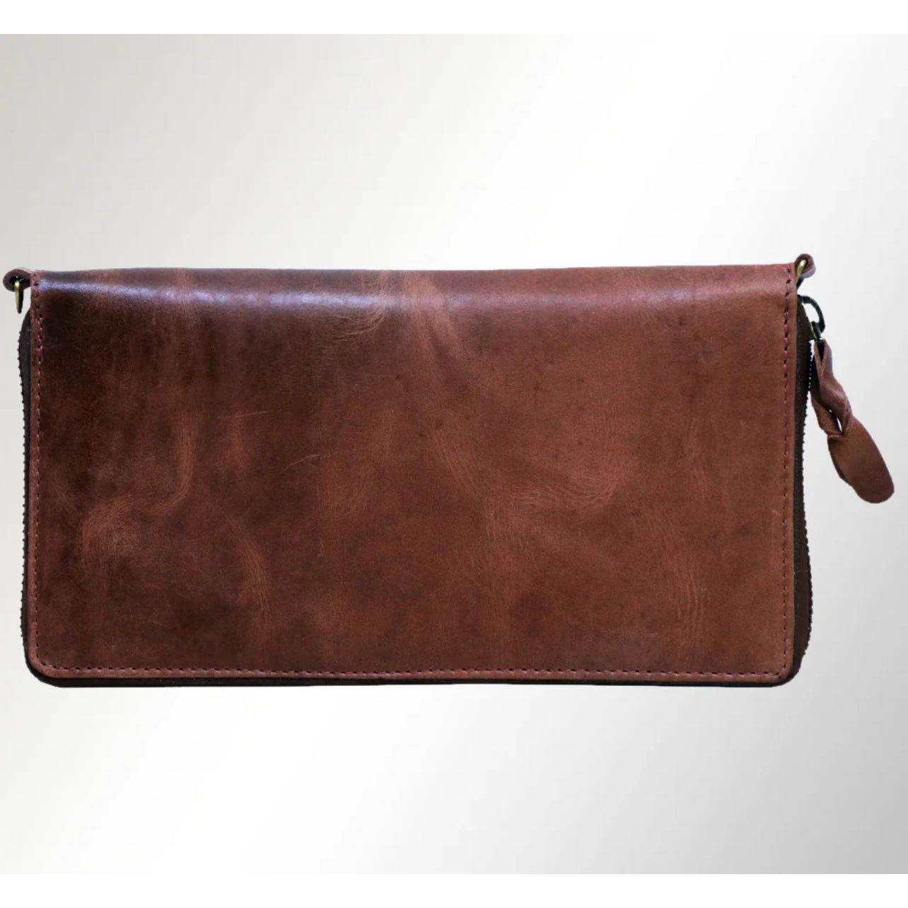 American Darling Brown Cross Body Clutch