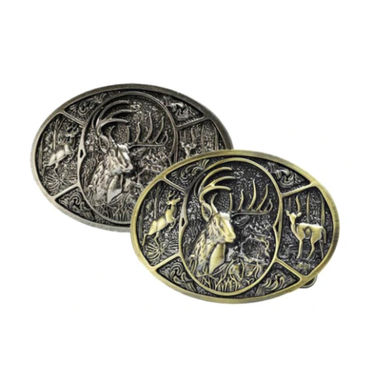 Bow Hunting Belt Buckle 1557