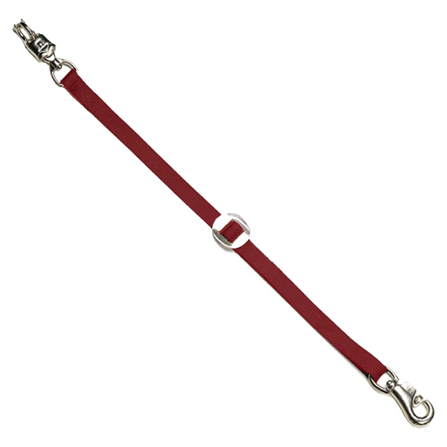 Smart Horse Gear - Trailer Ties Nickel Plated Bull Snap & Panic Snap 32" Long Adjustable