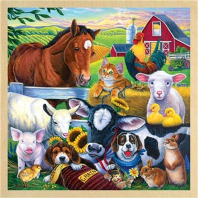 Farm Friends Wooden Puzzle 48pc 11018