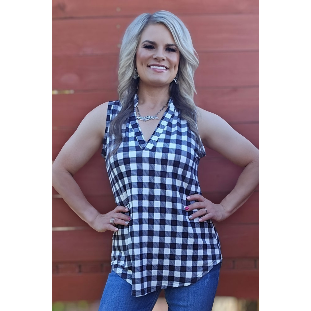 Plaid My Love Top