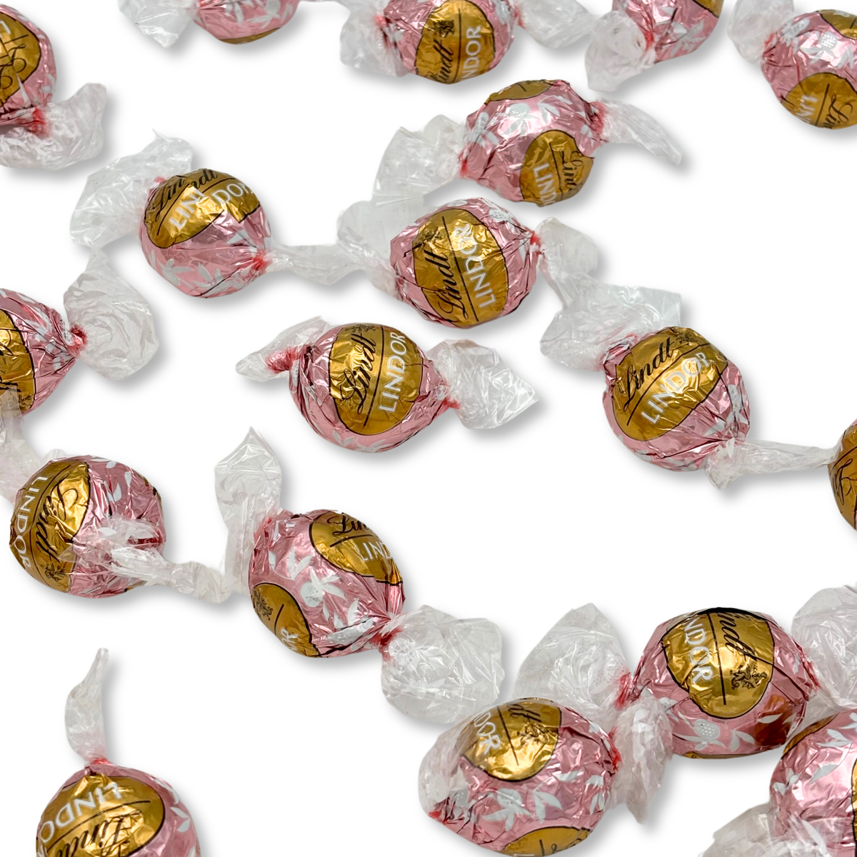 Lindt LINDOR Neapolitan White Chocolate Truffles – Bulk Bag