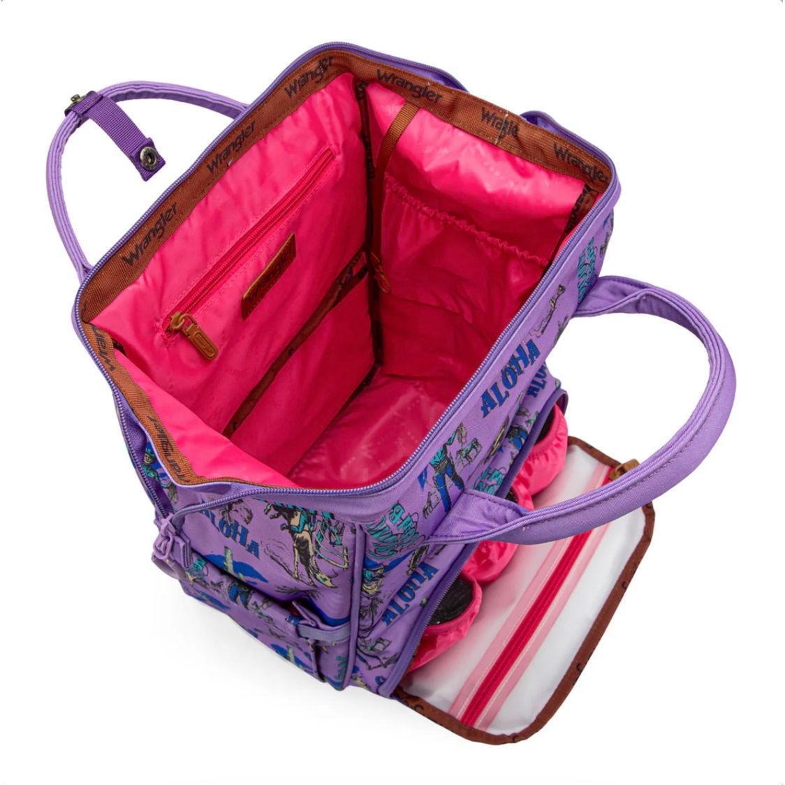 Wrangler Cowboy Printed Callie Backpack/Diaper Bag WG2204-91102