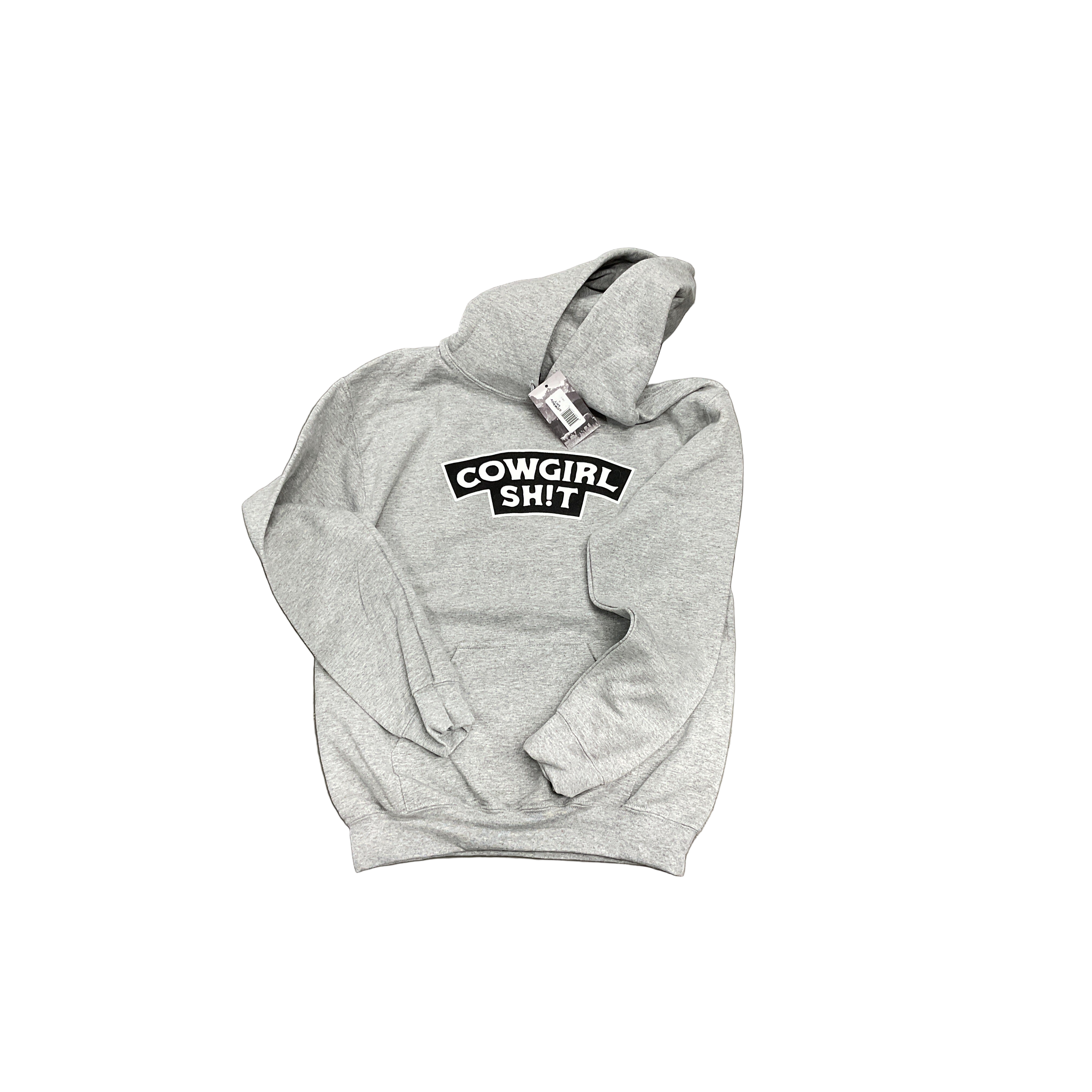 Cowgirl Sh*t Hoodie, Grey 268m