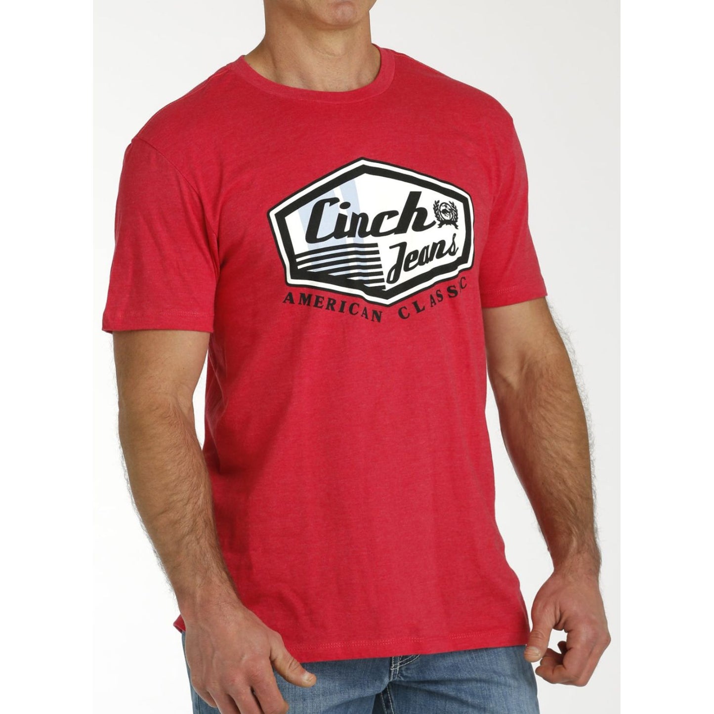 MEN'S CINCH JEANS TEE - RED