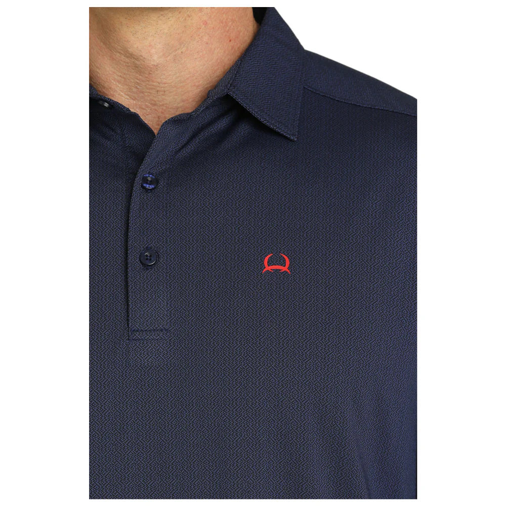 Men’s Cinch Arenaflex Navy Button Up Short Sleeve Shirt