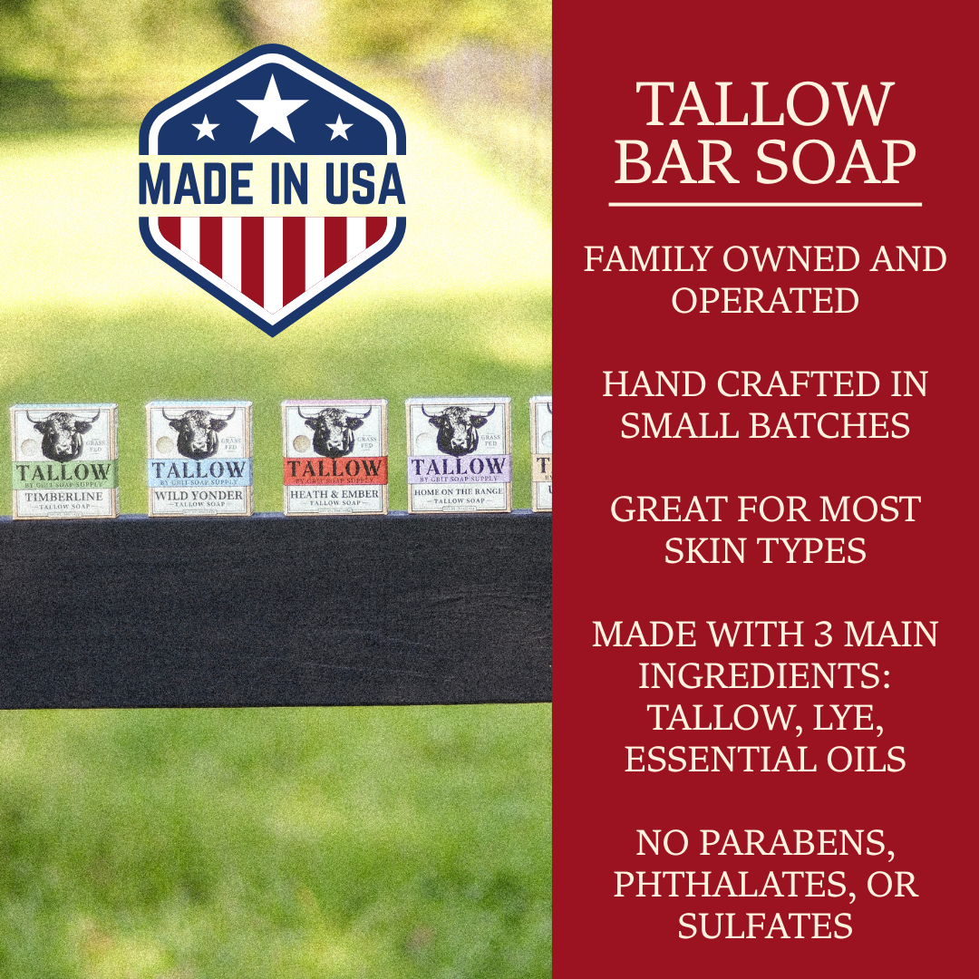 Hearth & Ember Tallow Soap | Natural Handmade Soap