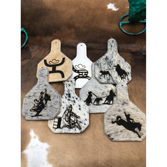 Rodeo Themed Ear Tags