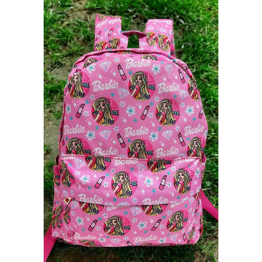 Lipstick & barbie printed Medium size backpack. BP-2023F