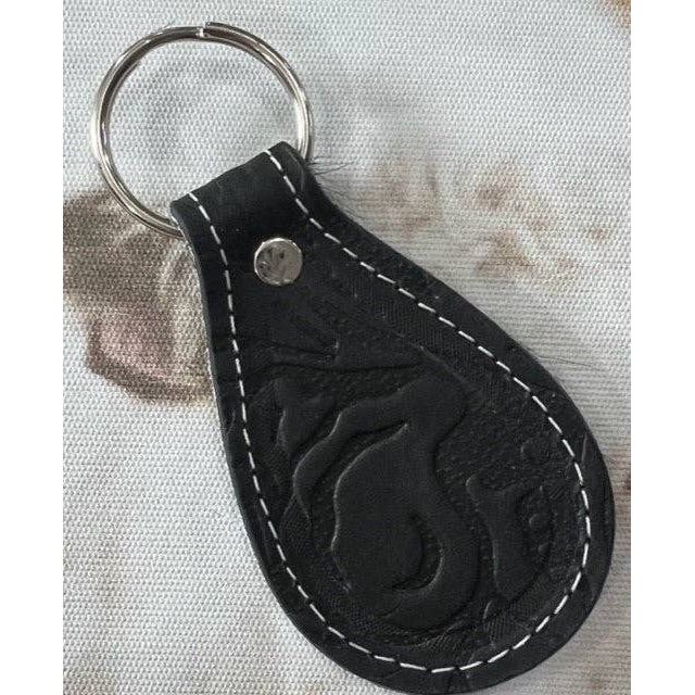 LEATHER/HIDE KEY FOBS