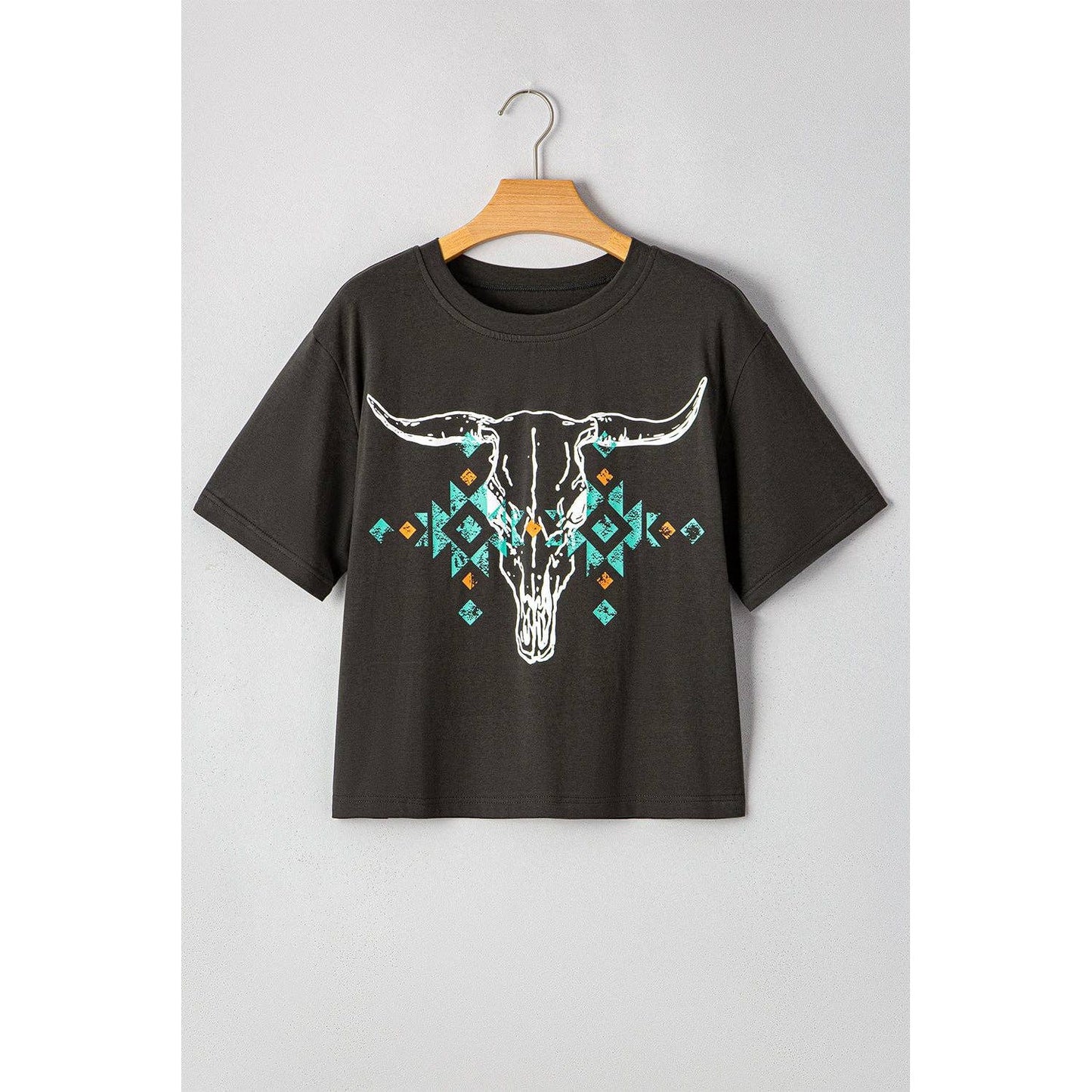 Western Aztec Crewneck T-Shirt