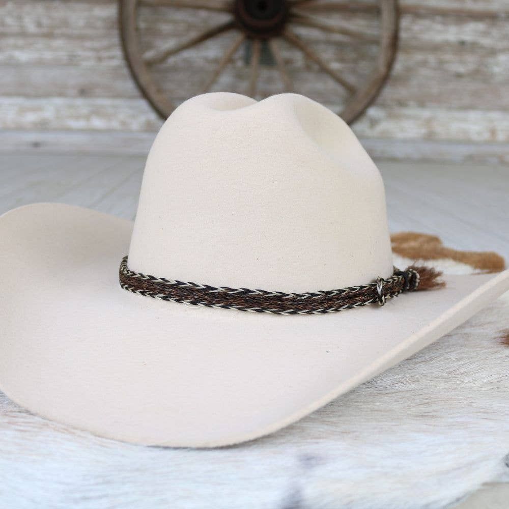 Willow Lane Hat Co. - Horsehair Braided Hat Band - Overo
