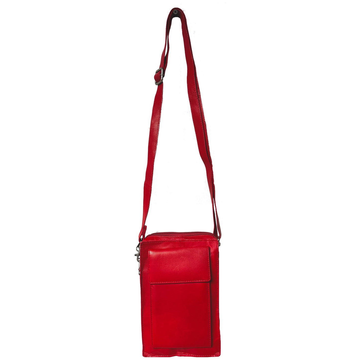 IGI CANADA - Genuine Leather Shoulder Messenger Organizer Bag # 3118