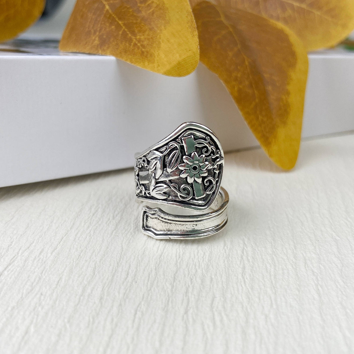 Flower Cross Ring