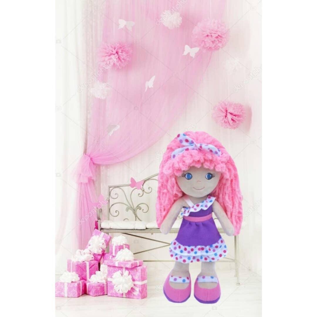 GirlzNDollz - Leila Purple Ruffles Doll