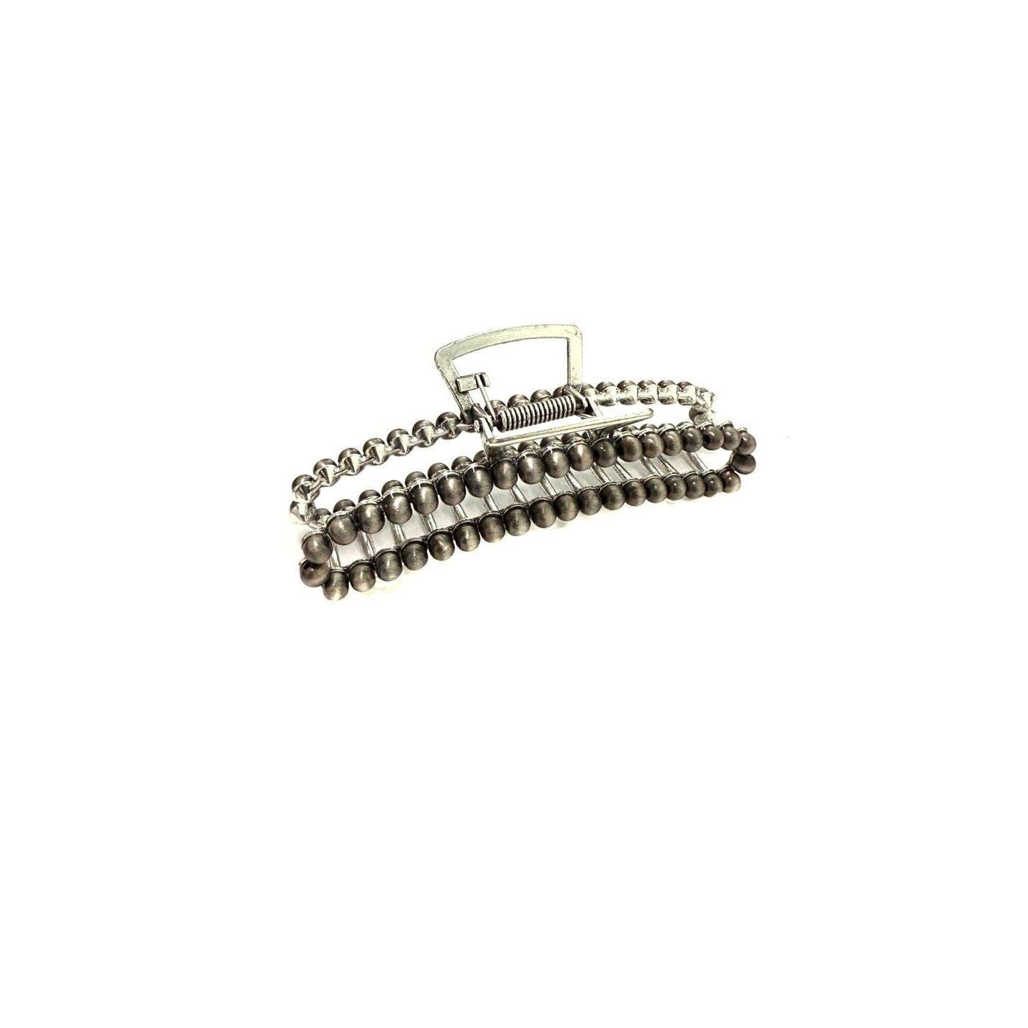 Western Navajo Pearl Hair Claw
