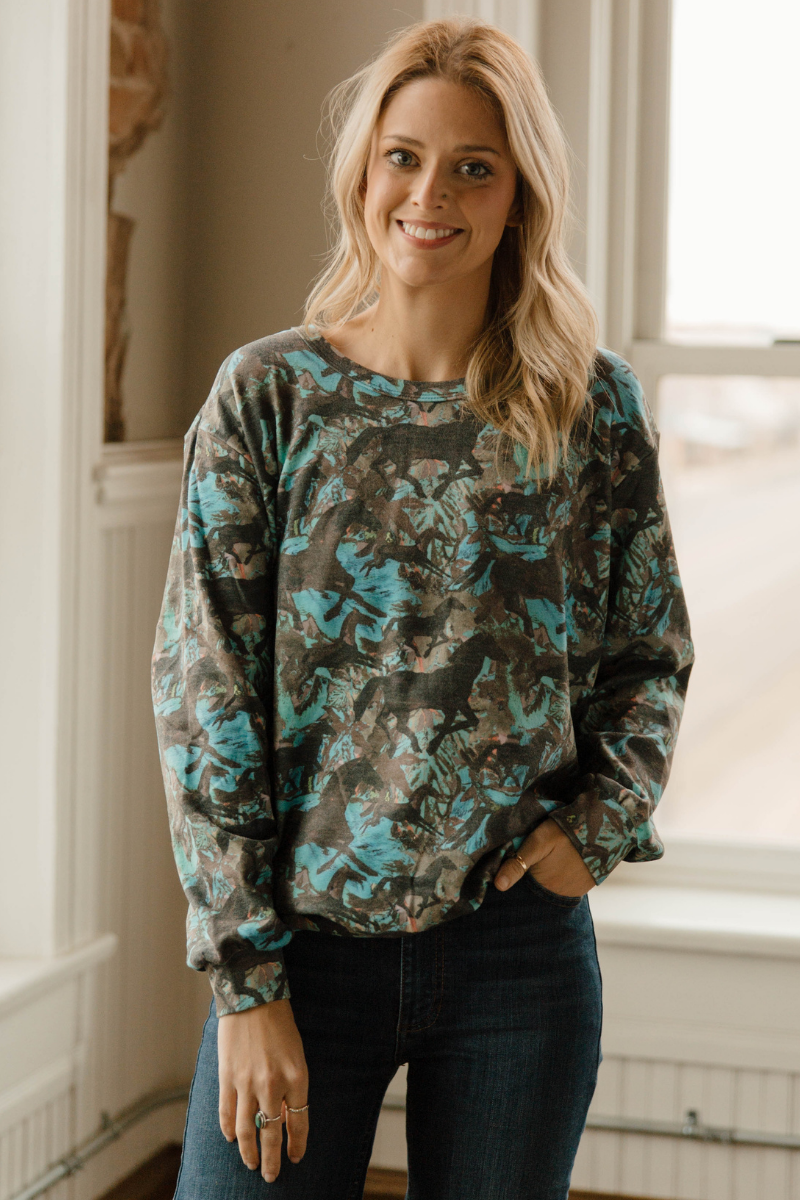 Painted Herd Top