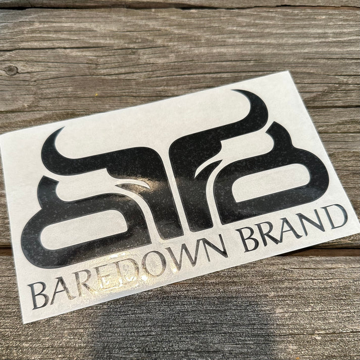 Baredown Decal