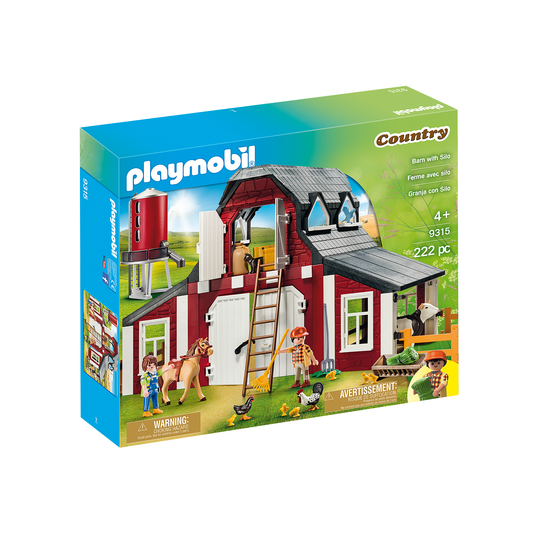 Playmobil - Country Barn & Silo Set 9315