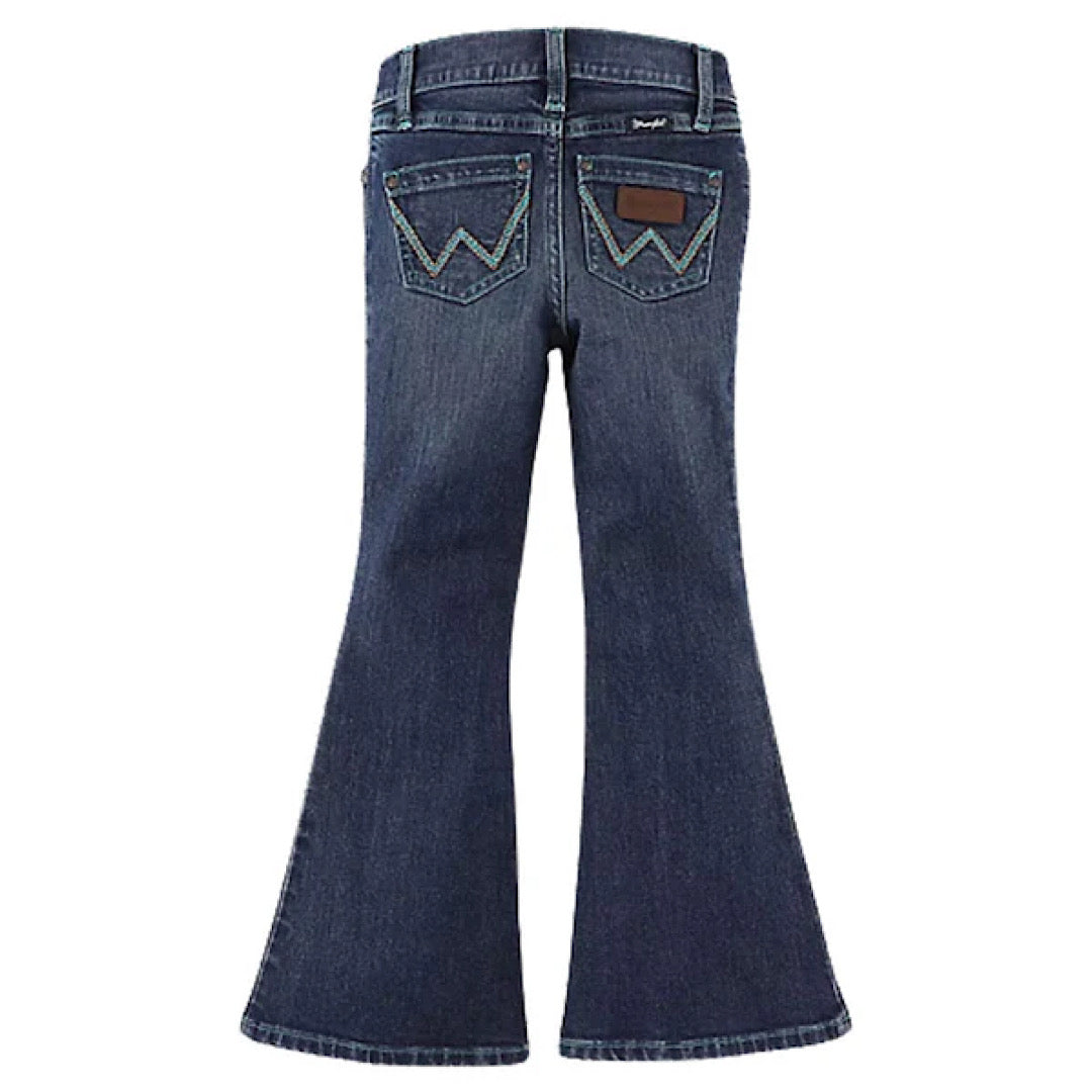 Girls Wrangler Flare Jeans - Juliet