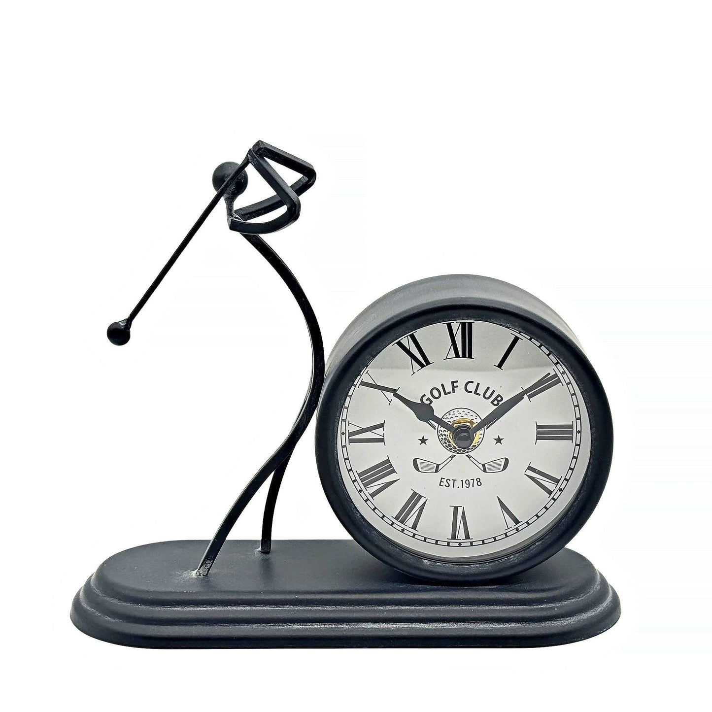 Golfer Table Clock