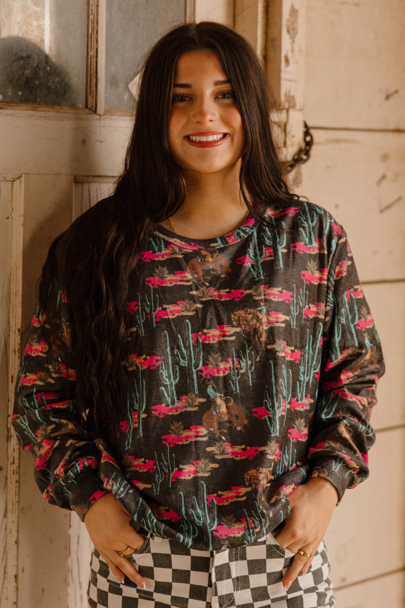 Rosette Rodeo Top