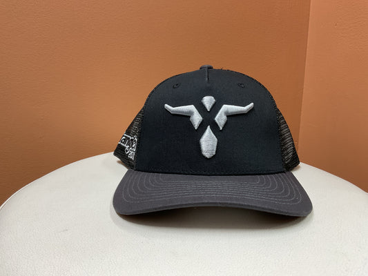 Wrangler Men’s Trucker Hat Cap - Snapback, Raised Embroidered Steer Head WRNGTWX002
