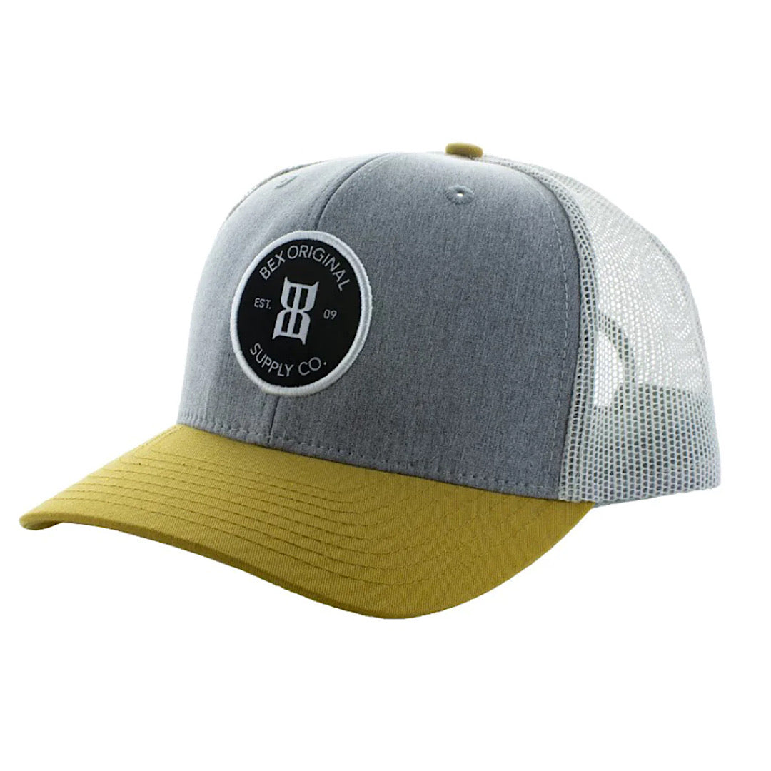 Bex - Bosc Grey & Tan Snap Back Men’s Ball Cap H0039HGT