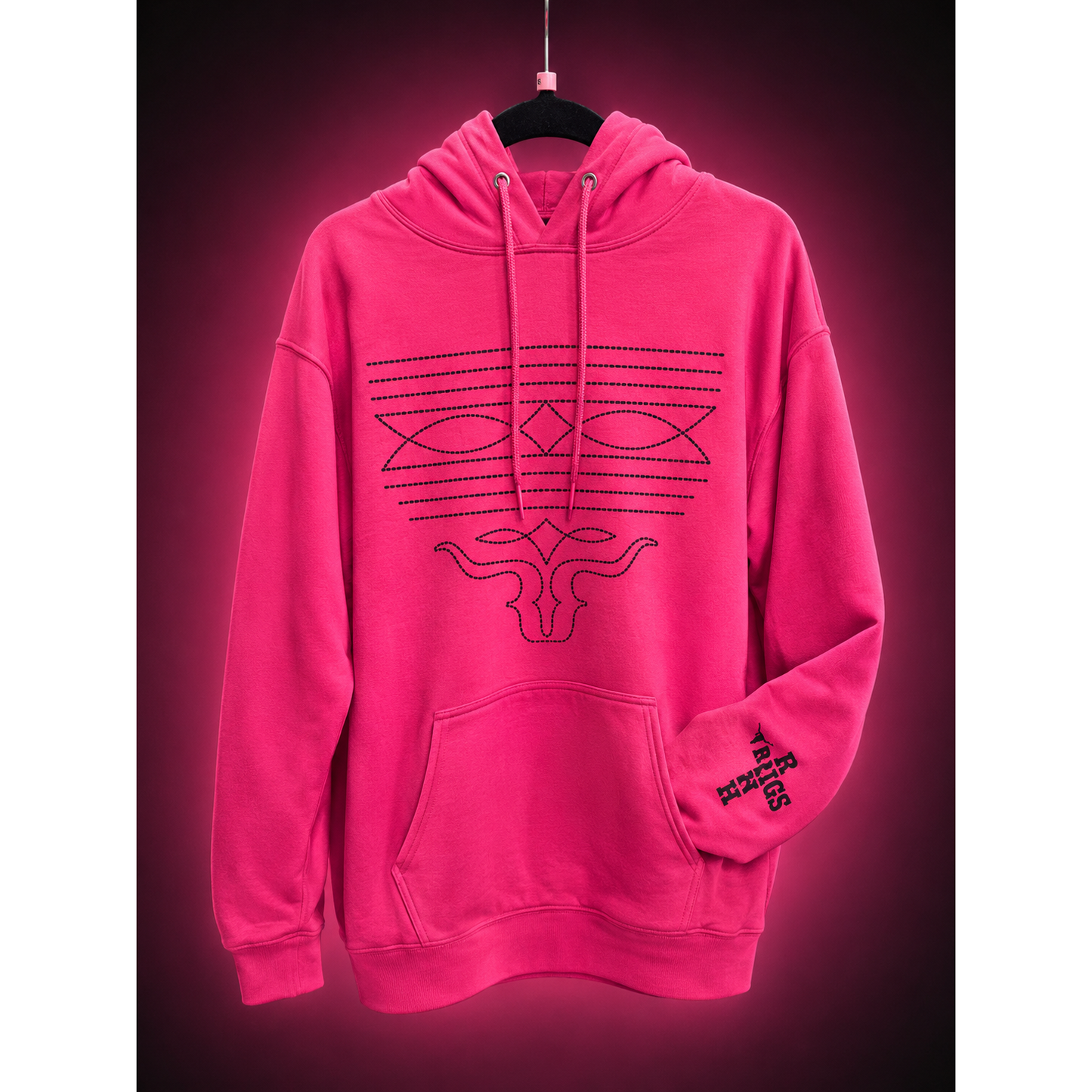 RanchRag's Longhorn Stitch Hoodie