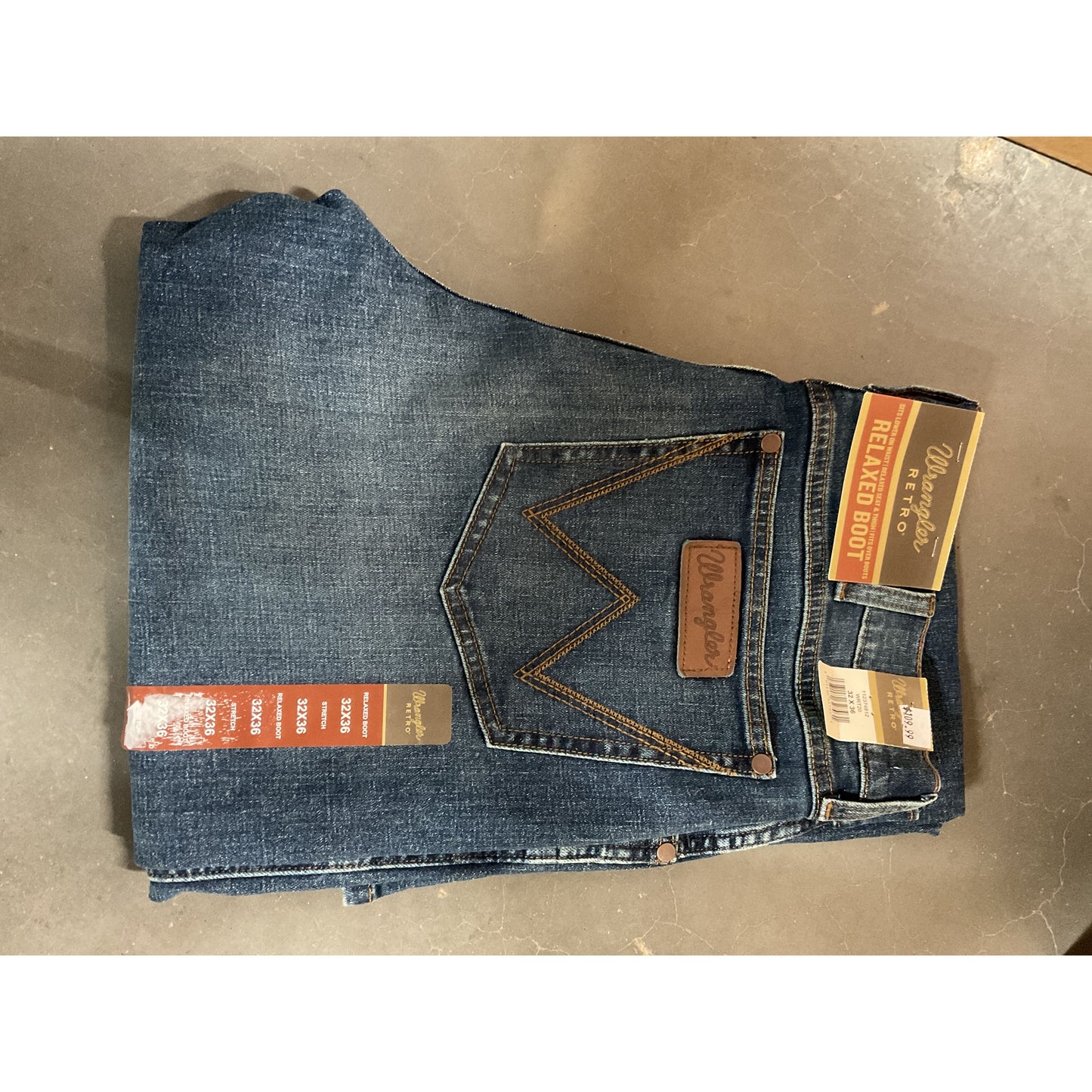 Wrangler Mens Jean - Retro, Relaxed Boot 112374812